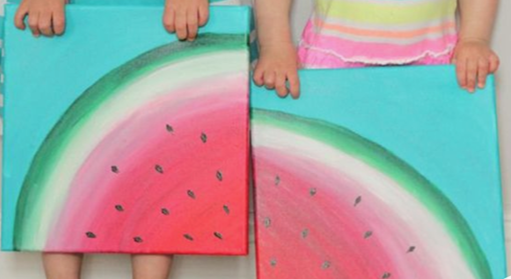 watermelon painting